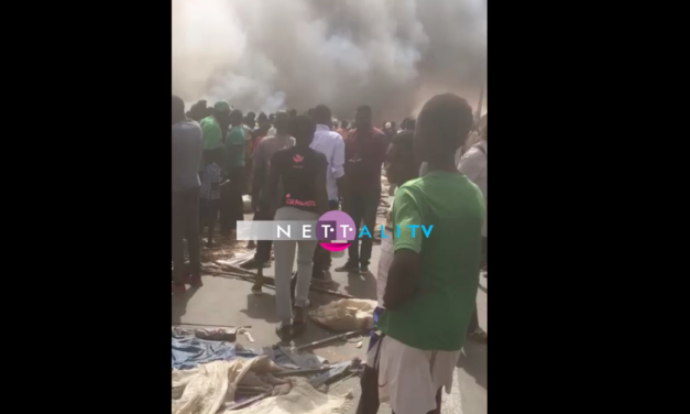 Violent incendie au marché de Ross Béthio : Des dégâts estimés à plusieurs centaines de millions