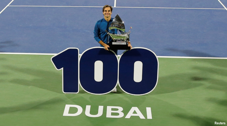 Et de 100 pour FEDERER