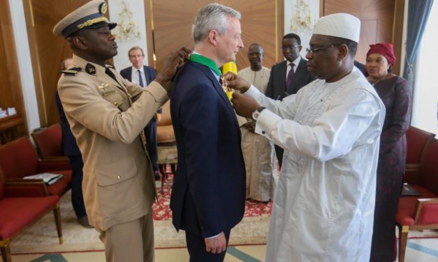 Bruno Le Maire élevé au grade de l’Ordre national du Lion