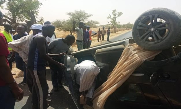 Accident à Kaolack : Un bus se renverse et fait  5 morts