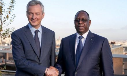 Le ministre des Finances de la France, Bruno Le Maire, hôte du Sénégal