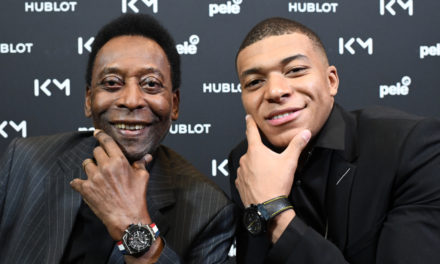 Mbappé a rencontré le Roi Pelé