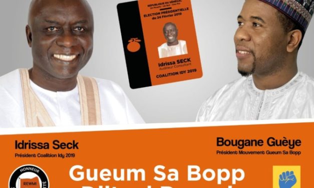 Dialogue politique : "Idy 2019" prend le contre-pied de Bougane