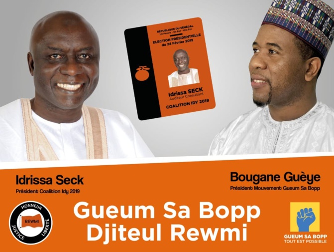 Dialogue politique : « Idy 2019 » prend le contre-pied de Bougane