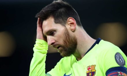 Messi très agacé !