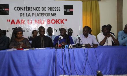 DÉMISSION D'ALIOU SALL : Aar Li Nu Bokk prend acte et maintient la pression