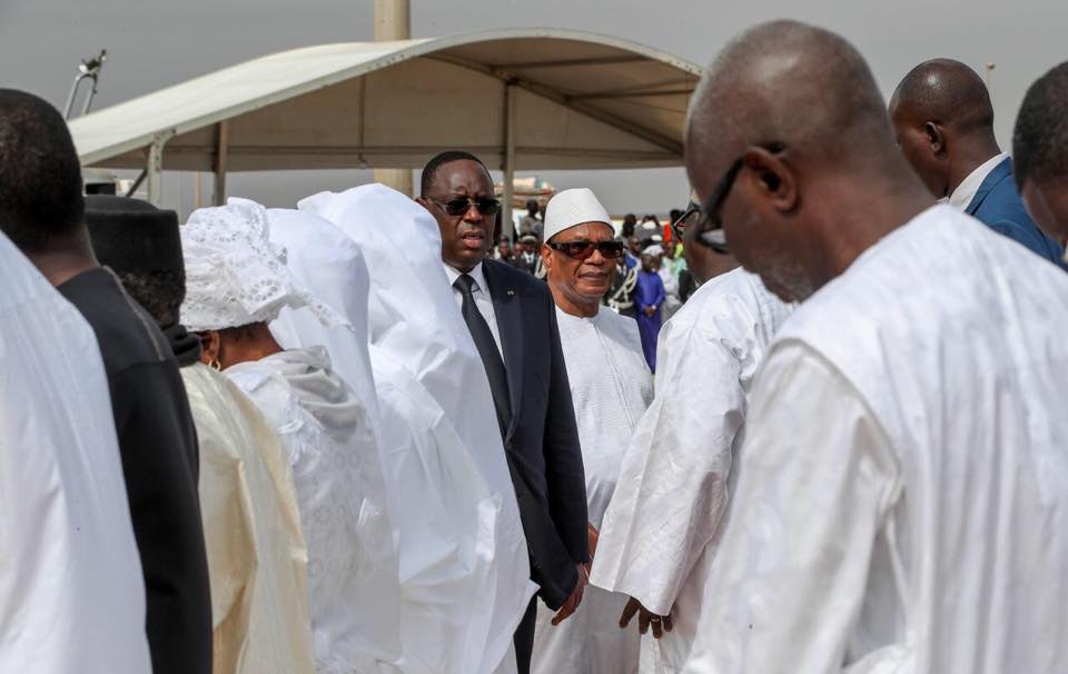 Les présidents sénégalais et malien, côte à côte, pour un dernier hommage à Tanor Dieng