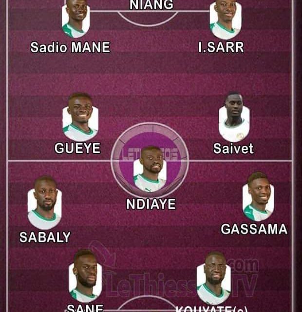 FINALE SENEGAL - ALGERIE : Sané remplace Koulibaly