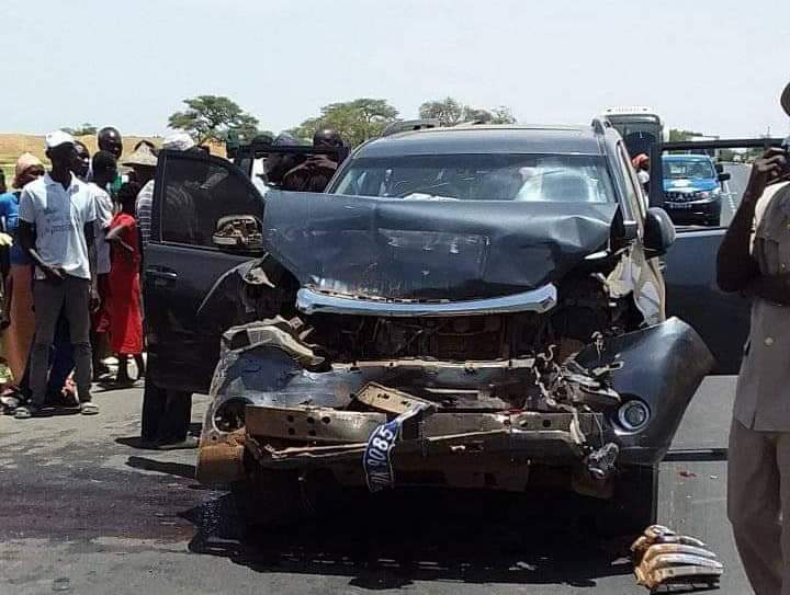 Le cortège du ministre Oumar Youm fait un accident : 4 blessés