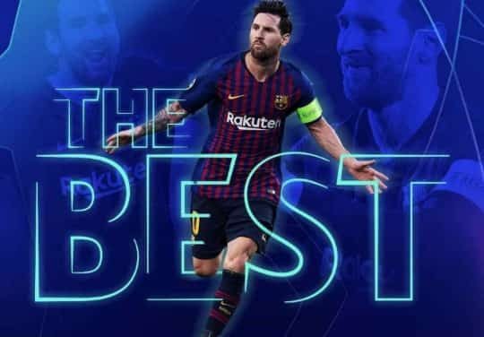 FIFA THE BEST : Messi sacré pour la 1ère fois