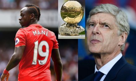 WENGER SUR LE BALLON D'OR : " Sadio Mané est favori"