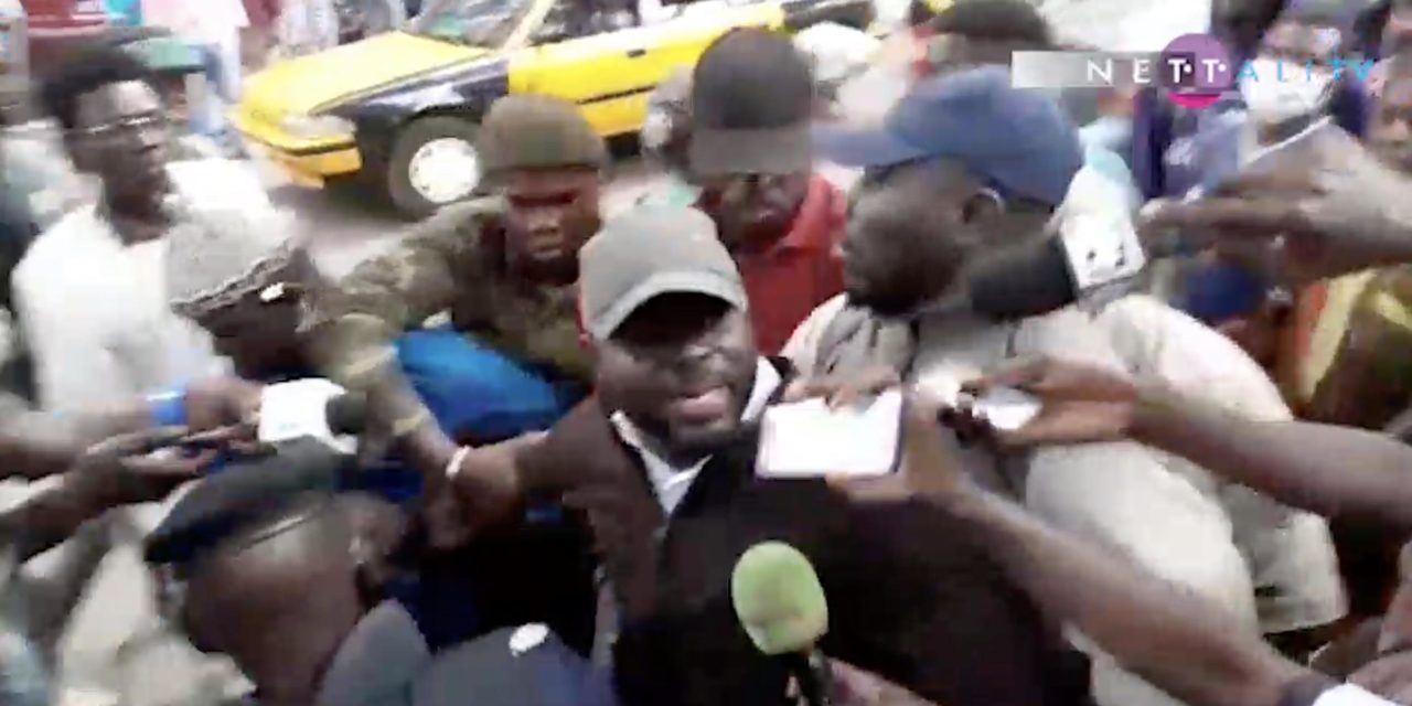 Vidéo - Arrestation musclée de Thierno Bocoum et Aliou Sané  