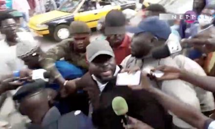 Vidéo – Arrestation musclée de Thierno Bocoum et Aliou Sané  
