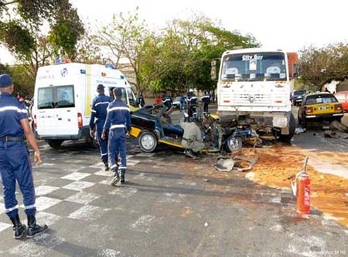 AXE DIOGO-FASS BOYE - 3 morts et plusieurs blessés dans un accident