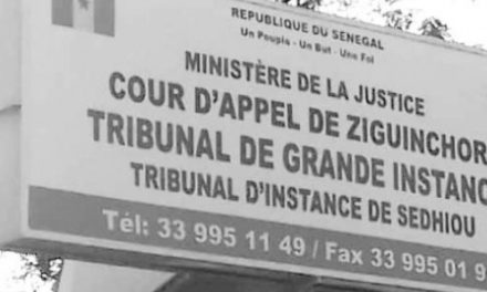 JUSTICE - Le Tgi de Sédhiou enfin inauguré  