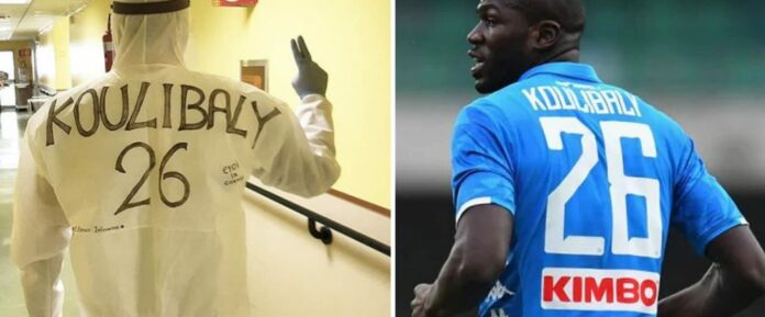 CORONAVIRUS - Un infirmier italien porte " Koulibaly " sur son dos pour se motiver