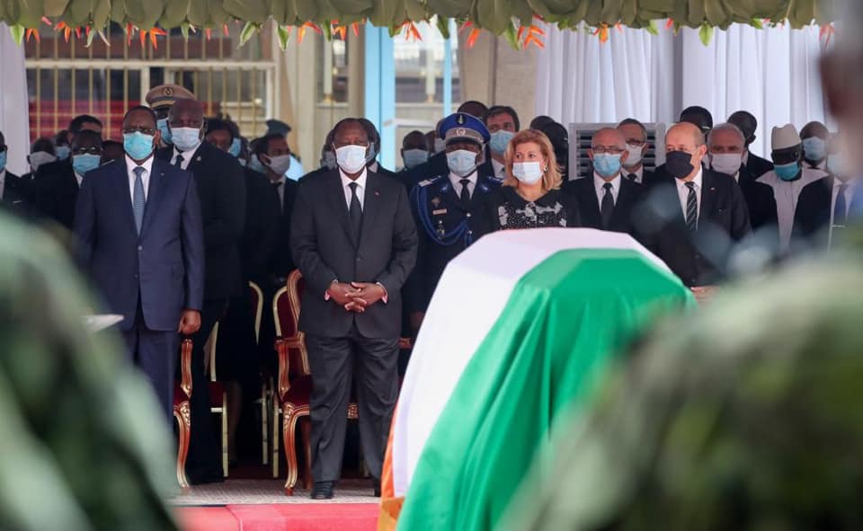 COTE D'IVOIRE - Macky Sall à la cérémonie d’hommages à Gon Coulibaly