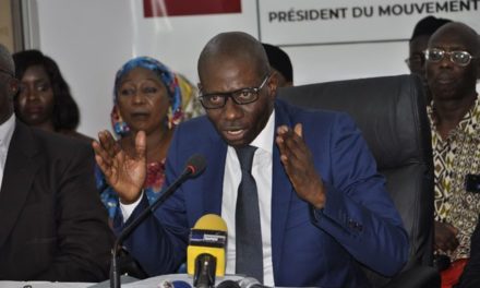 BOUBACAR CAMARA PREVIENT MACKY – « Une étincelle suffit pour que le pire survienne »