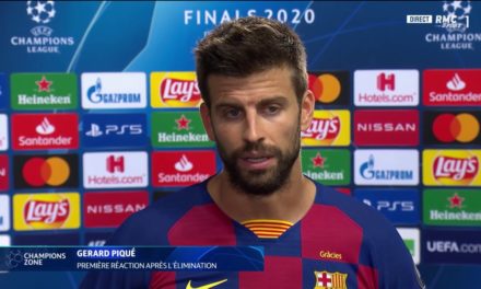 GERARD PIQUE  - "On a touché le fond, il faut tout changer"