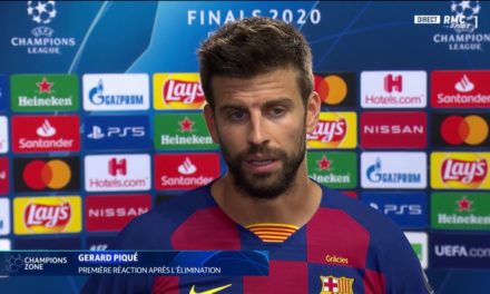 GERARD PIQUE  - "On a touché le fond, il faut tout changer"