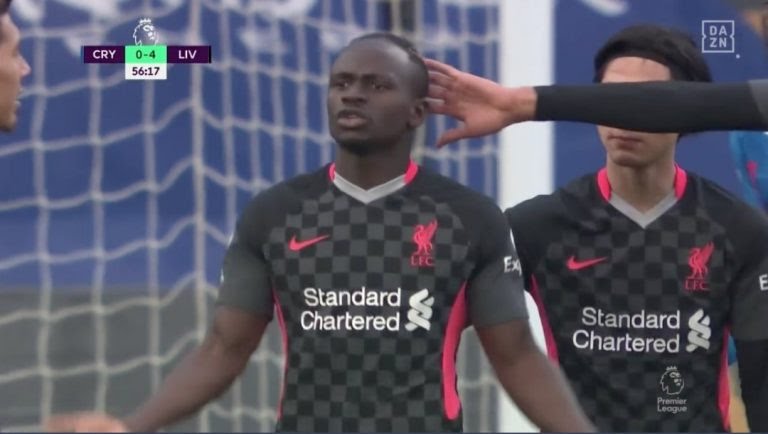 CRYSTAL PALACE-LIVERPOOL - La grosse colère de Sadio Mané