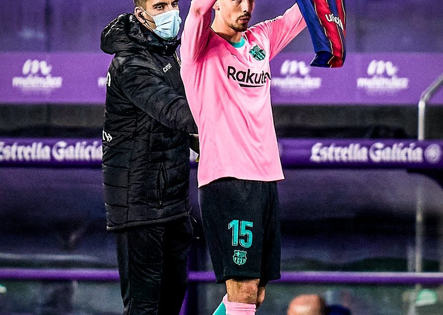 FC BARCELONE  - L'hommage de Clément Lenglet à Moussa Wagué