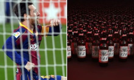 MESSI - Budweiser a distribué 644 bouteilles de bière aux gardiens de but contre lesquels l'Argentin a marqué