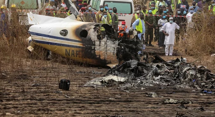 NIGÉRIA - 7 morts dans le crash d'un avion militaire