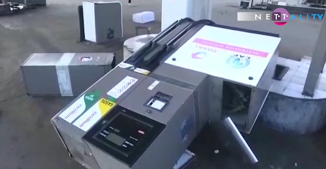 VIIDEO - La station Total Liberté 6 saccagée