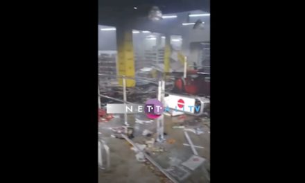 VIDEO - Auchan Point E1 saccagé, celui de Castors incendié et pillé