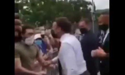 (VIDEO) FRANCE - Macron giflé par un homme