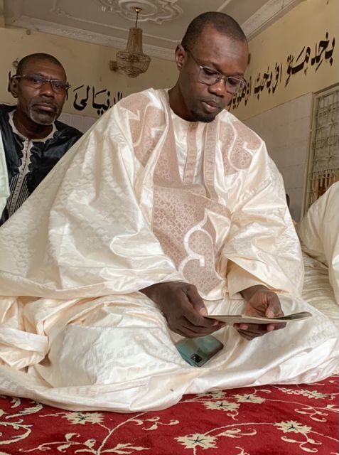 TOUBA - Sonko célèbre le Magal chez Serigne Cheikh Saliou