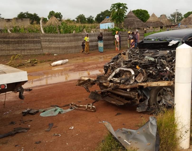 TAMBA - Moustapha Guirassy victime d'un accident de la circulation