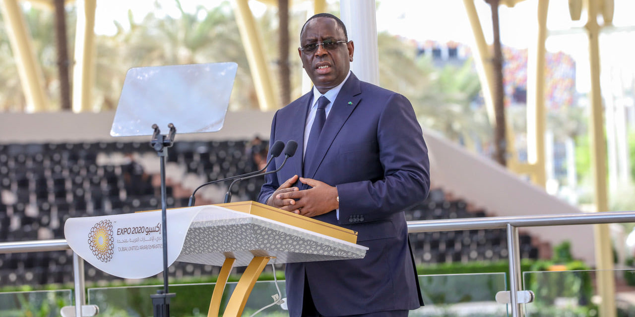 MACKY SALL A L'EXPO DE DUBAI - "Le Sénégal est sur la bonne voie..."