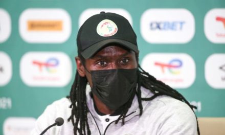 ALIOU CISSE, COACH DES LIONS - "Je retiens la qualification"