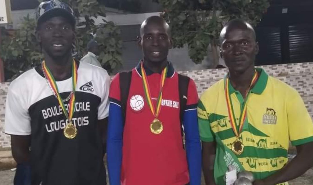 PÉTANQUE – Bathie Sall, Makha Camara et Seydou Diongue champions du Sénégal en triplette