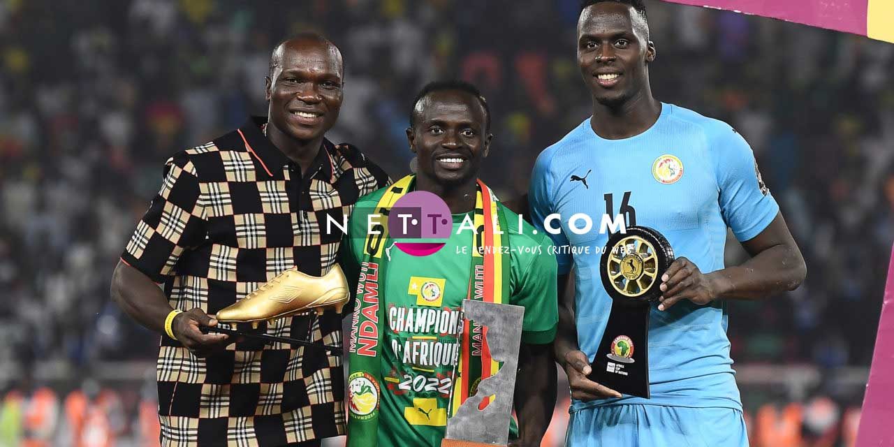 CAN 2021 - Sadio Mané, meilleur joueur et Edouard Mendy, meilleur gardien