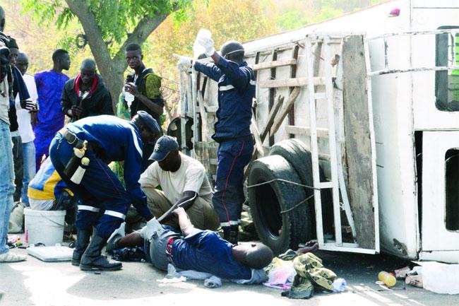 KAOLACK - Un accident fait 6 morts et 7 blessés