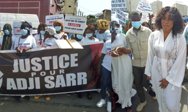 ADJI SARR AU PALAIS DE JUSTICE  - "Je dis oui au procès"