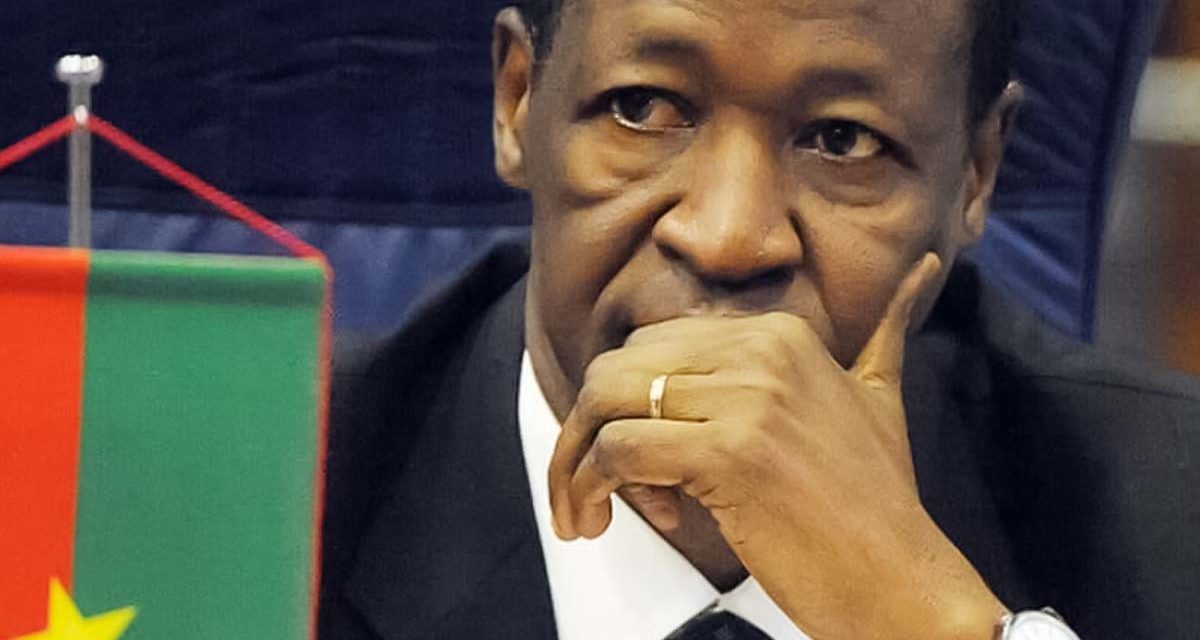 BURKINA FASO –  Retour de Blaise Compaoré à Ouagadougou en fin de semaine