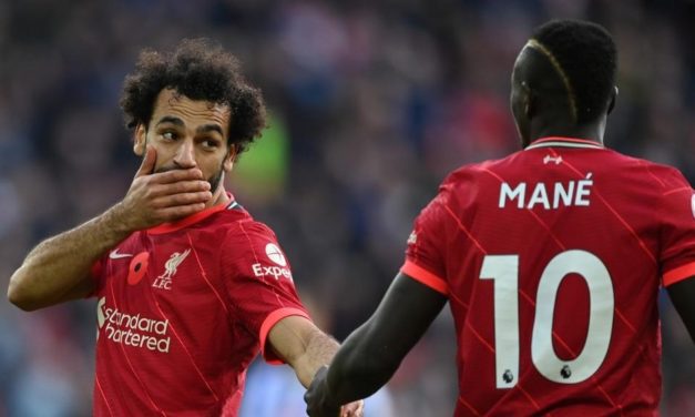 LIVERPOOL - Salah encense Mané