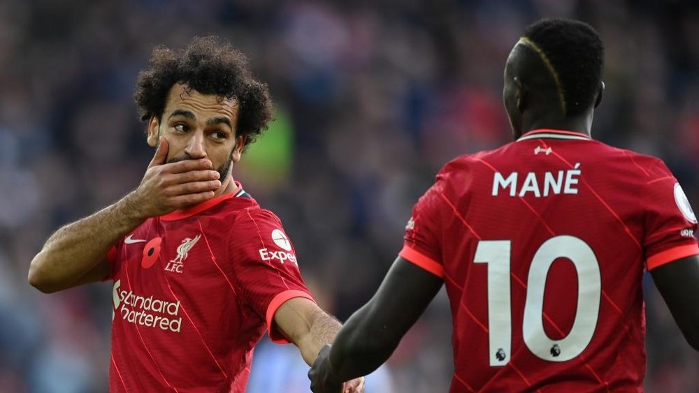 LIVERPOOL - Salah encense Mané