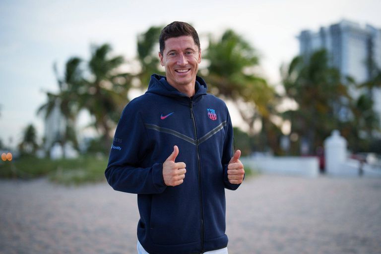 BARÇA - Les premiers mots de Lewandowski