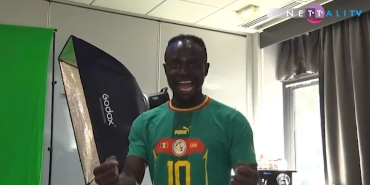 NETTALI TV - ÉQUIPE NATIONALE - Sadio Mané défend le nouveau maillot des Lions