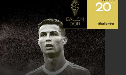 BALLON D'OR - Cristiano Ronaldo 20è!
