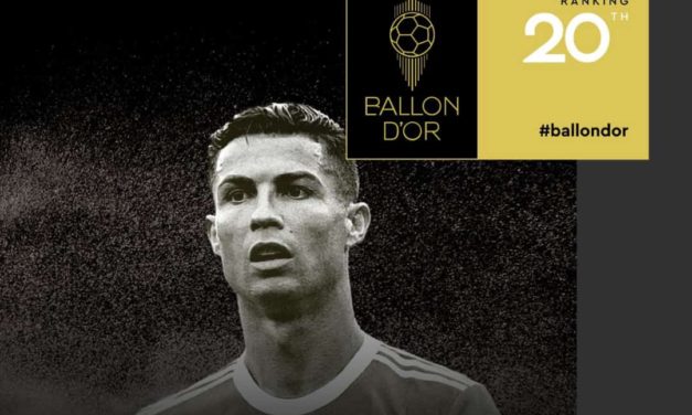 BALLON D'OR - Cristiano Ronaldo 20è!