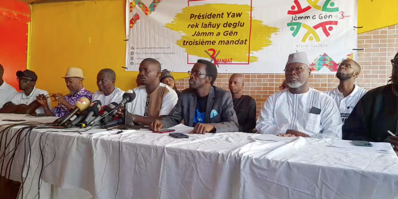 ALIOUNE TINE ET CIE AVERTISSENT MACKY SALL - « Jàmma Gën troisième mandat »