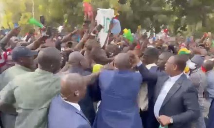 NETTALI TV - PALAiS PRÉSIDENTIEL / QUALIFICATION EN 8e - Macky Sall communie avec les supporters sénégalais