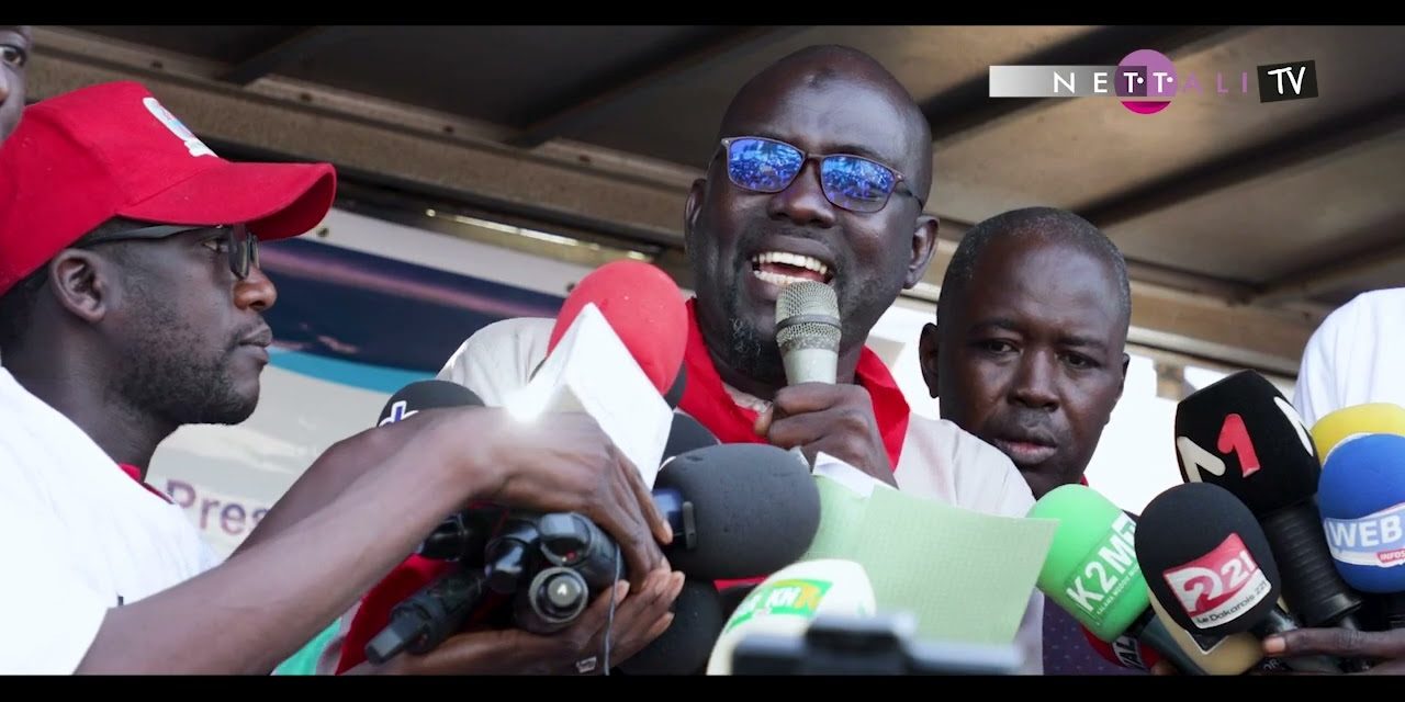 NETTALI TV - Vivez en images la manif pour la libération de Pape Alé Niang