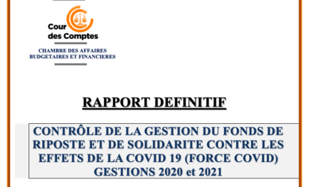 RAPPORT COUR DES COMPTES - Les explications détaillées du gouvernement